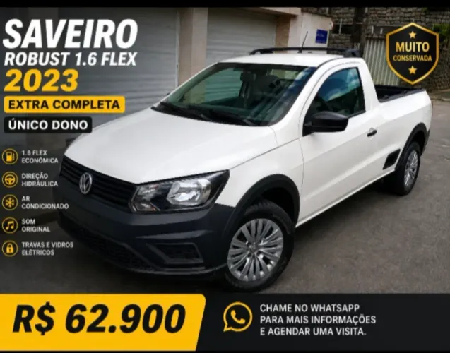 Volkswagen Saveiro Robust 1.6 Total Flex 16V 2023