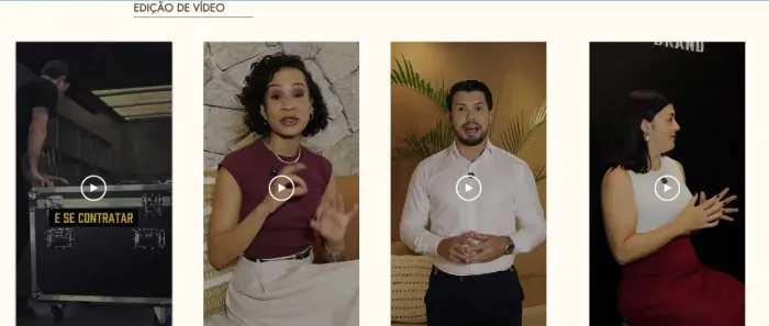 Edição profissional de vídeos curtos para redes sociais