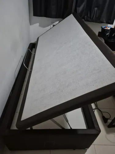 Cama Box Solteiro Baú Bicama