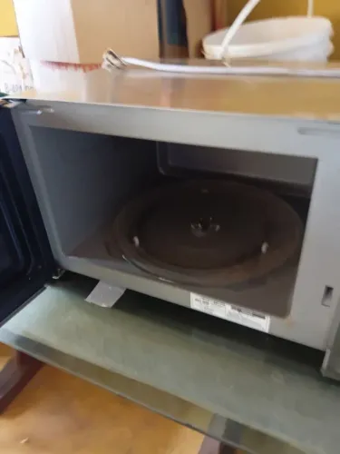 FORNO Micro-ondas ondas Brastemp Digital Inox Bem Conservado Funcionamento Otimo