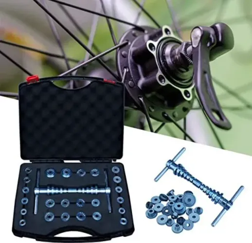 Kit Para Montagem Rolamentos Bicicleta Mtb Bike Speed Prensa