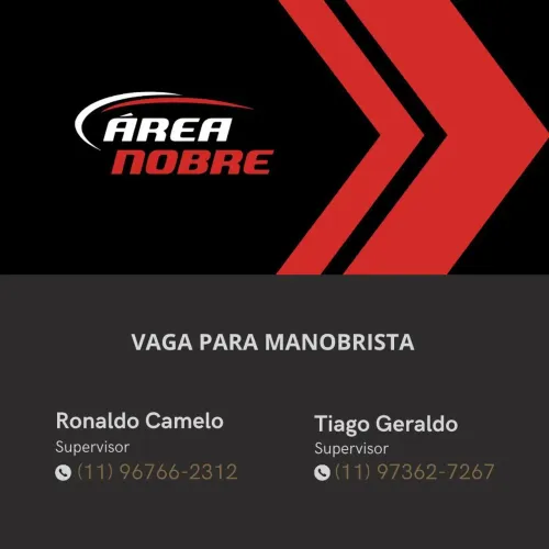 Vaga manobrista 