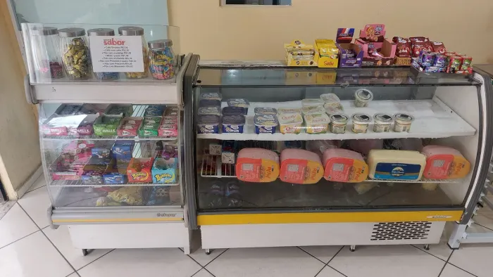 Balcao refrigerado + Balcao caixa
