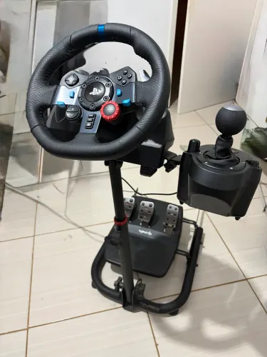 Suporte Cockpit Extreme Simracing para Volante e Câmbio