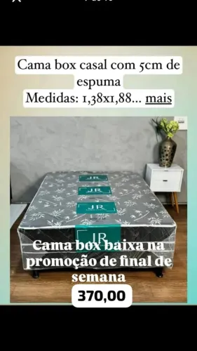 Cama box baixa 