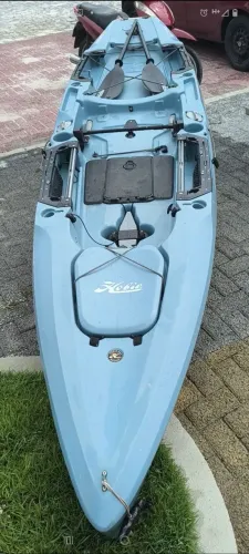 Caiaque autback 2020 + pedal com ré e Kik UP + carrinho original hobie e protetor do leme 