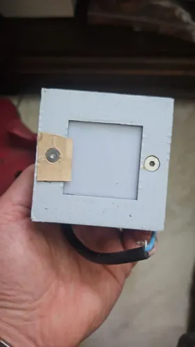 Lote de 8 Luminárias LED de Embutir Quadradas - Branco Quente (3000K)
