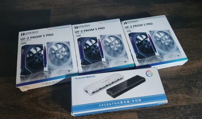 Kit Cooler Fan Rise Mode Smart RGB (3 Fans + Controladora)