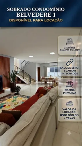 Alugo Sobrado Condomínio Belvedere 1