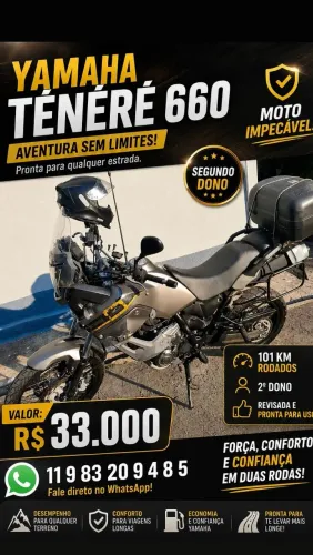 Yamaha Tenere 660 lindíssima