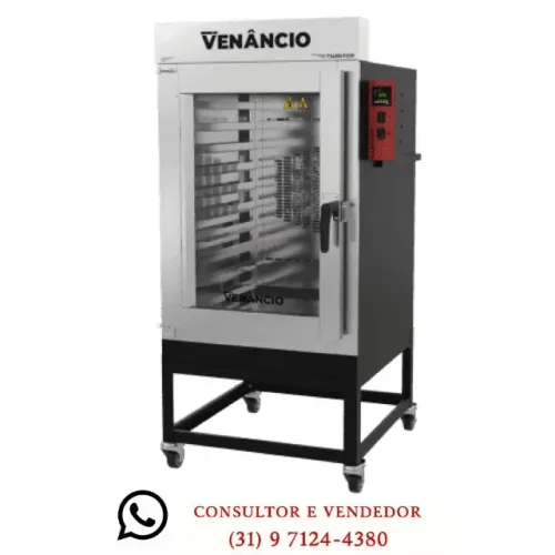 Forno Turbo 8 Esteiras a Gás Venâncio