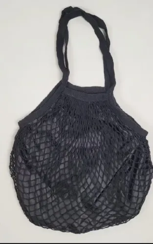 Bolsa macrame Black nova forrada 