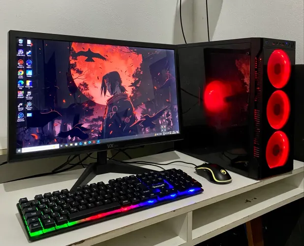 PC Gamer Xeon 2650 V4 | RX 580 8Gb | 16Gb RAM DDR4 | SSD 480Gb | MONSTRO nos jogos!