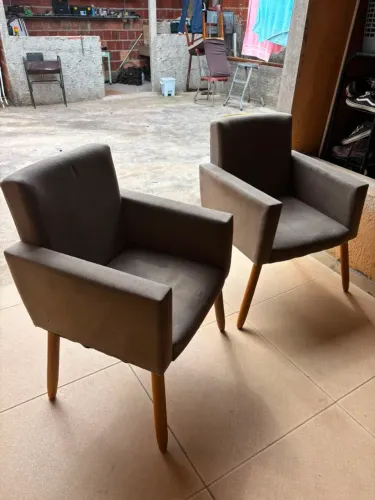 Par de Poltronas Bege