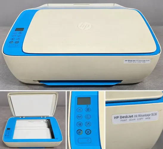 Impressora Multifuncional HP DeskJet Ink Advantage 3636 | Imprime, Copia e Digitaliza
