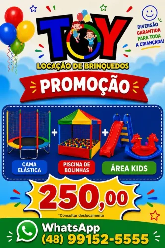 Aluguel de brinquedos pula pula e outros 