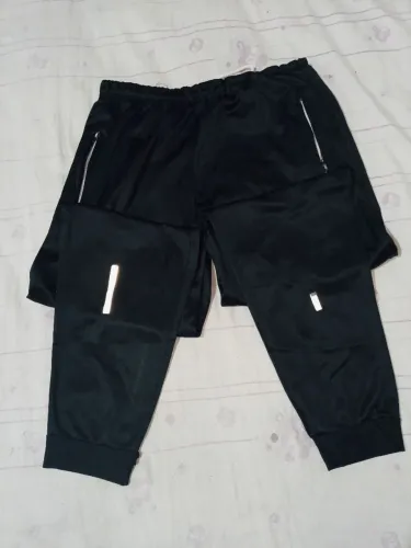 Calça preta refletiva