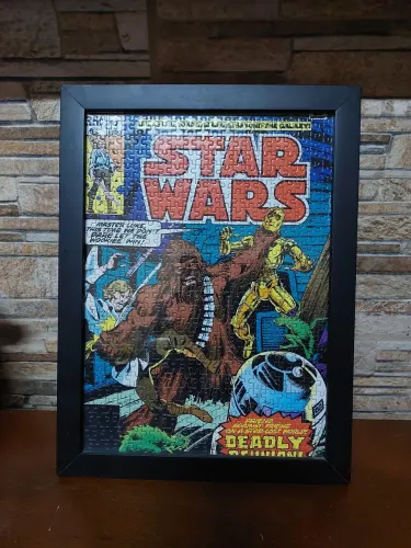Quadro de Quebra-cabeça Star Wars