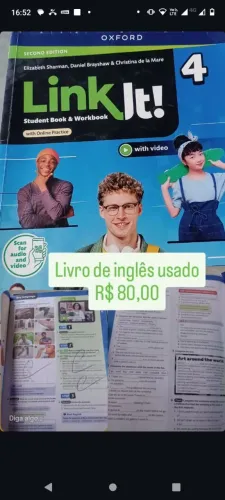Vendo livro de inglês usado