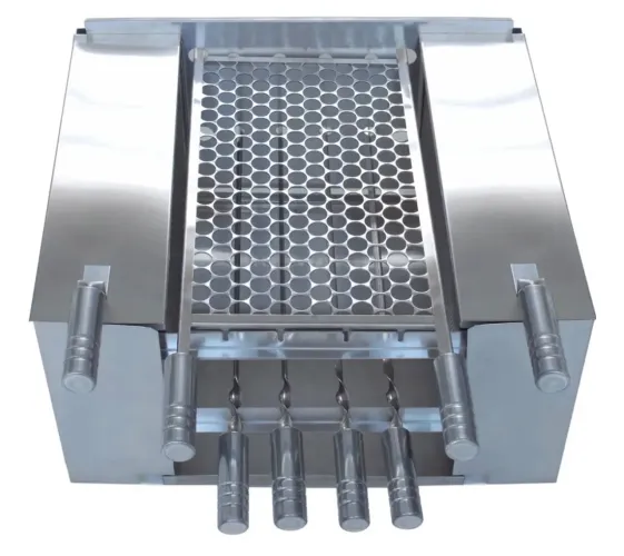 Churrasqueira Double Grill Ecológica Sem Fumaça 50x 40 X 28