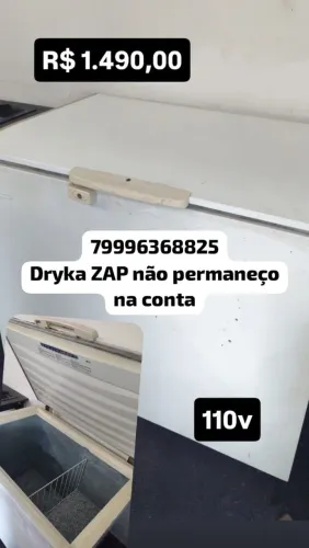 Freezer uma porta top