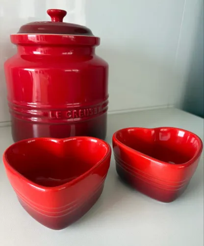 Le Creuset conj ramekins cor cerise