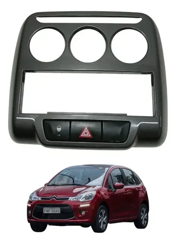 Moldura Ar Central Botao Citroen C3 2014 2015 2016 2017