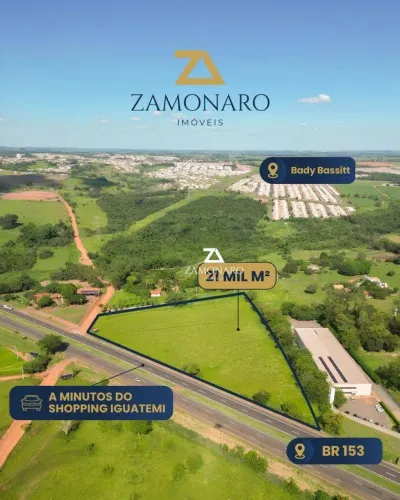 Área a venda próximo ao Iguatemi com 21000 m² em Bady Bassitt