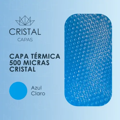 Capa Térmica 500 micras Cristal para Piscina