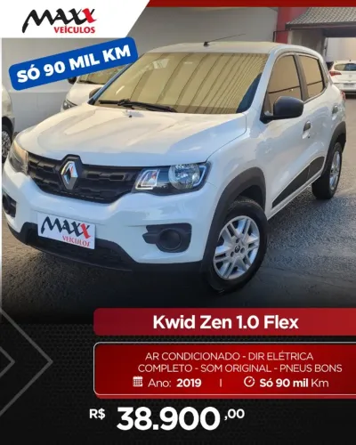 Renault Kwid Zen 1.0 Flex 12V 5P Mec. 2019