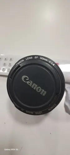 Lente 50mm 1.4 Canon ultrasonic