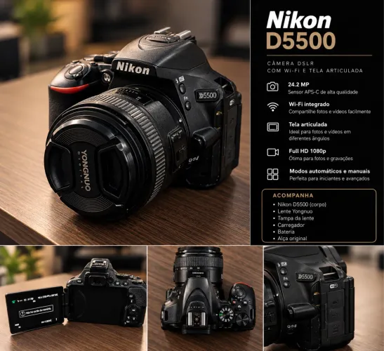 Nikon D5500 + Yongnuo 35mm f/2
