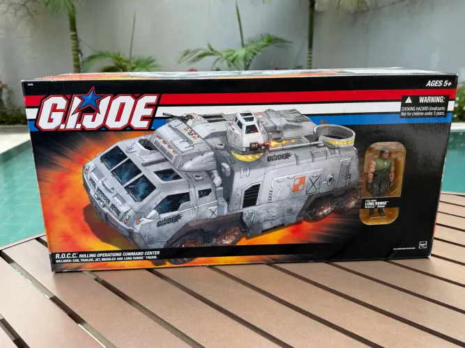 Gi Joe R.O.C.C. Operations Command Center e piloto Long Range - 2005 - Comandos em ação