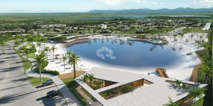 Lote em Condomínio Fechado com ancoradouro e araia artificial na Praia de Atlântida Sul