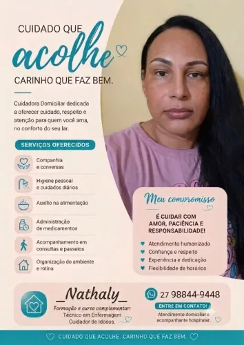 Acompanhante Hospitalar/Cuidadora de Idosos