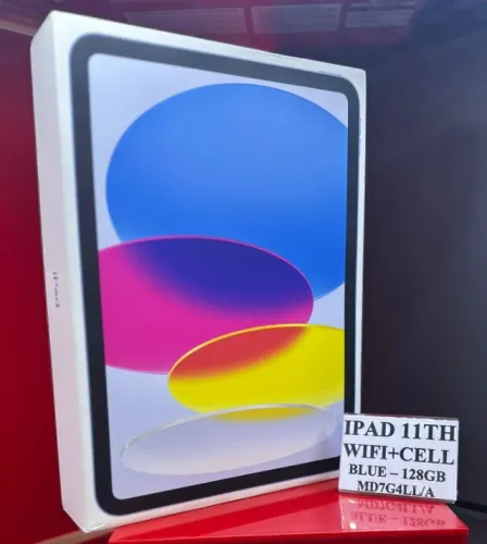 Apple iPad 11th - 128GB - Wi-Fi + Cellular - BLUE - ?MD7G4LL/A - Produto Novo e Lacrado