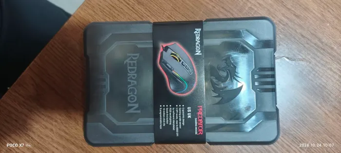 Mouse gamer Redragon m612
