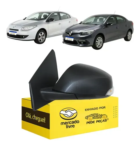 Retrovisor Fluence 9 Pinos 2011 12 13 14 15 16 2017 2018 L.e