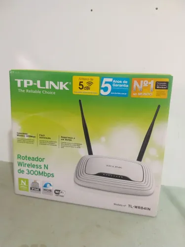 Roteador Wireless TP Link na caixa e tenho outros equipamentos