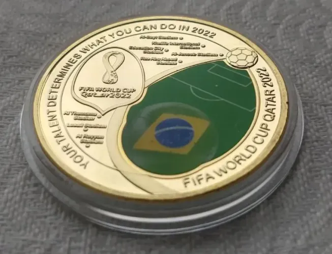 Medalha Alusiva FIFA Wold Cup Catar 2022