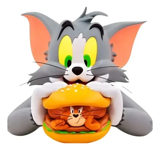 Busto Tom And Jerry Burger Vinyl - Soap Studios 1/1