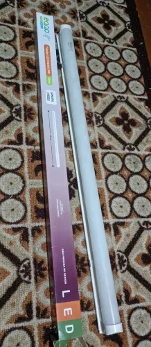 Lampada Led Tubular C/calha Eqqo 9w Biv 60cm T8 - 6500k