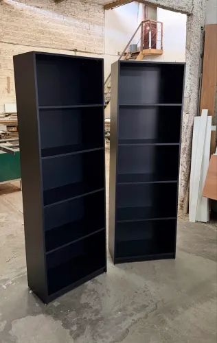 ARMÁRIO ESTANTE MULTIUSO 100% MDF PRETO (UNIDADE)