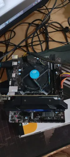 Placa-mãe MSI H110M PRO-VH PLUS + Processador G4560 3.50Ghz 7° geração