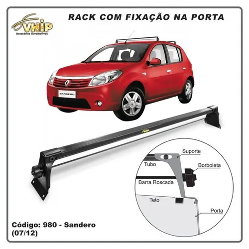 Rack Teto Sandero 07/13