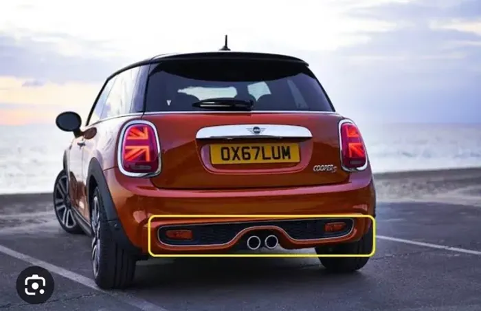 Acabamento Parachoque Traseiro Mini Cooper F55 F56 F57 Cabrio ( Novo Original 