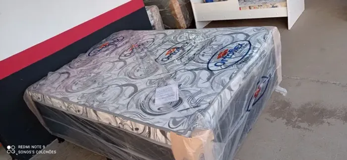 CAMA UNIBOX CASAL ESPUMA SELADA NOVA