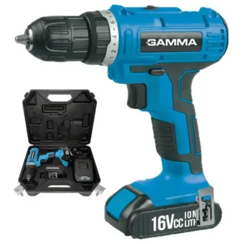 Parafusadeira Furadeira 16v G12102/br Gamma 2 Baterias