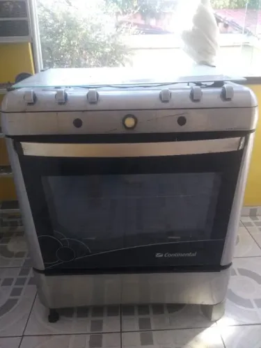 fogao continental acendimento eletrico 5 bocas  melhor oferta