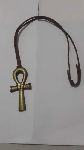 Colar cruz egípcia